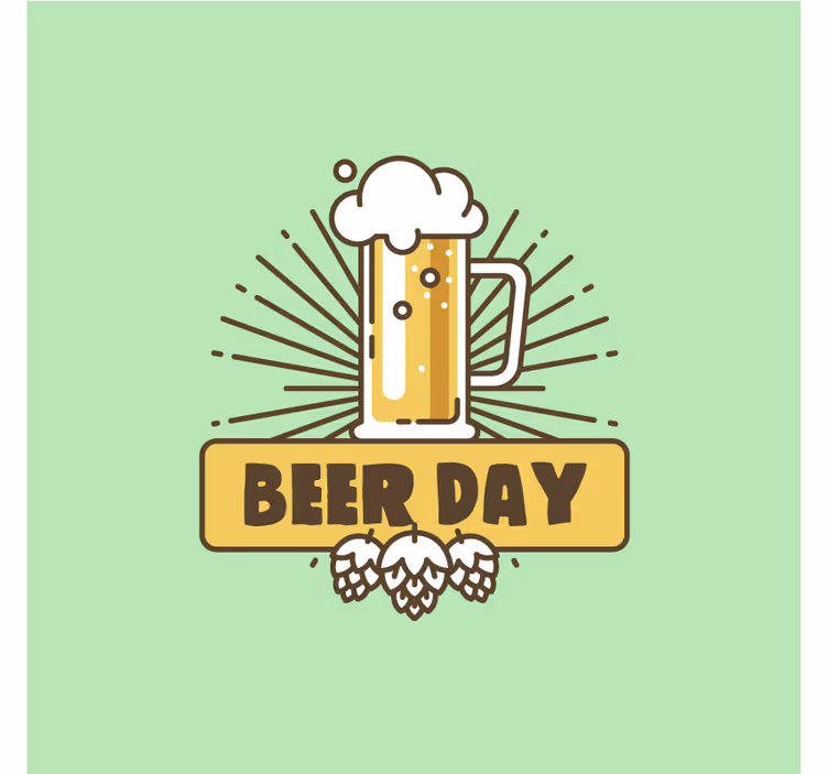 Sottobicchieri birra festa della birra - TenStickers