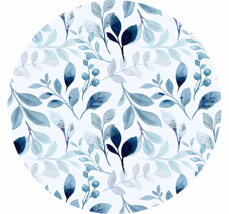 Sottobicchieri con motivi foglie floreali - TenStickers