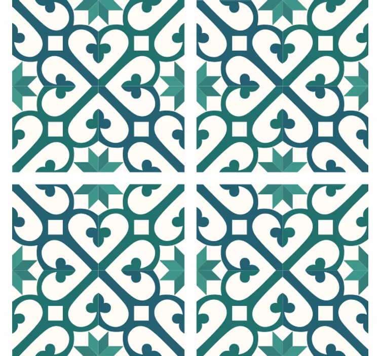 Sottobicchieri con motivi geometrici intricati - TenStickers