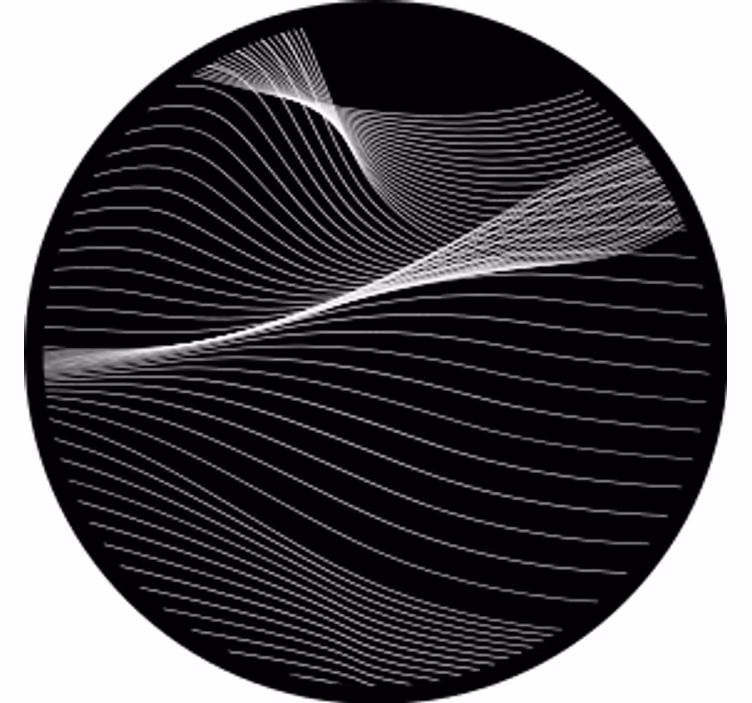 Sottobicchieri nerd linee di movimento fluido - TenStickers