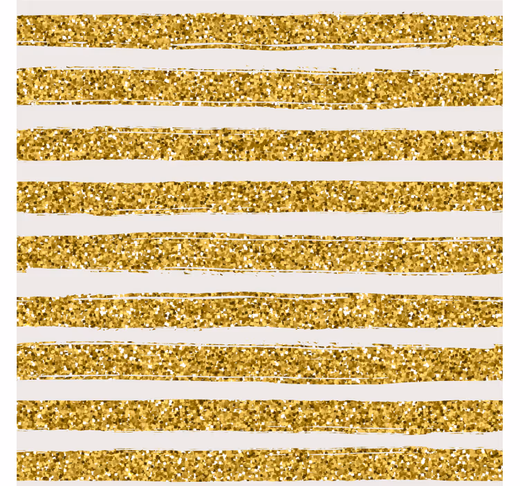 Sottobicchieri con motivi a righe glitterate - TenStickers