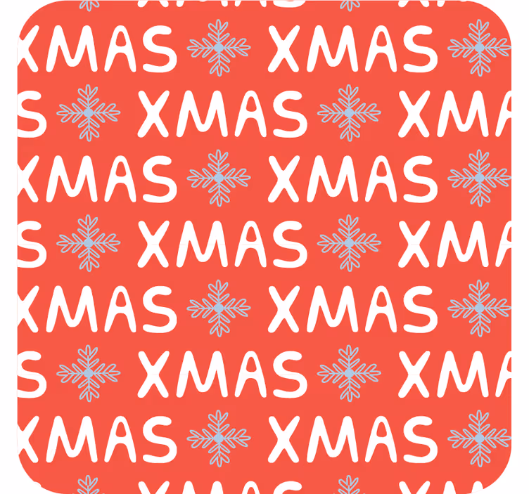 Sottobicchieri natalizi con motivo festivo natale - TenStickers