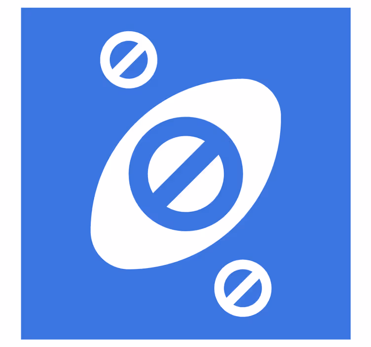 Sottobicchieri birra forme blu astratte - TenStickers