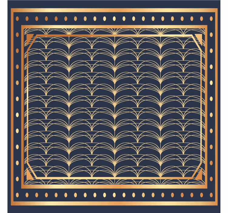 Sottobicchieri con motivi geometrici eleganti - TenStickers