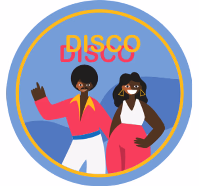 Sottobicchieri nerd festa in discoteca - TenStickers