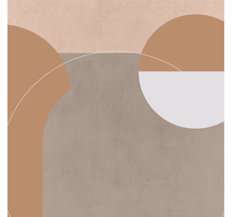 Sottobicchieri moderno forme geometriche astratte - TenStickers