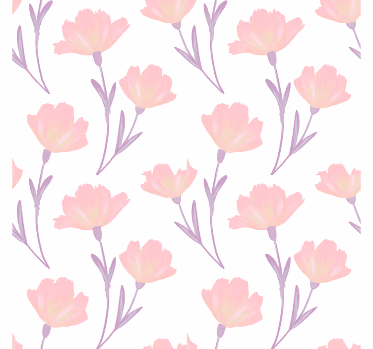Sottobicchieri con motivi stampa floreale - TenStickers