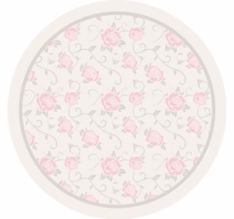 Sottobicchieri vintage motivo floreale vintage - TenStickers