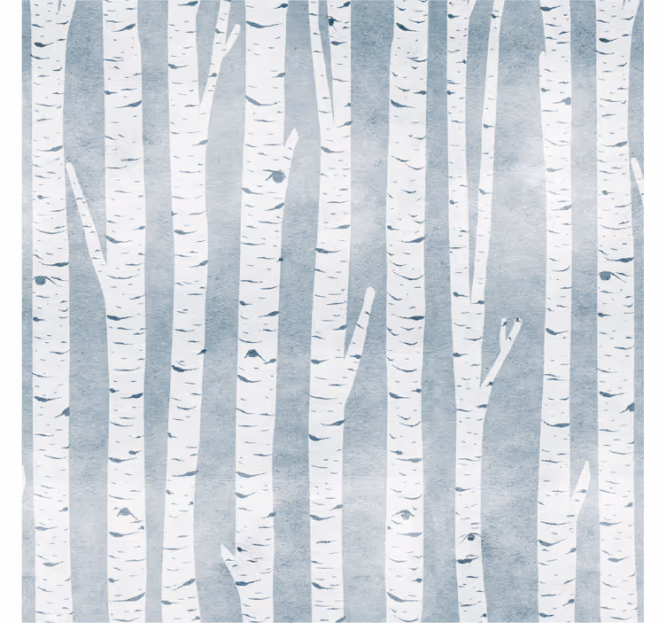 Sottobicchieri con motivi motivo albero di betulla - TenStickers