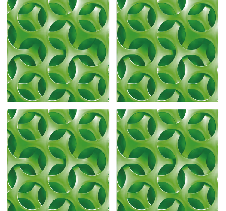Sottobicchieri con motivi motivo circolare stratificato - TenStickers