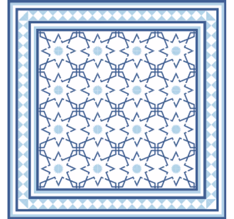 Sottobicchieri con motivi a forma geometrica - TenStickers