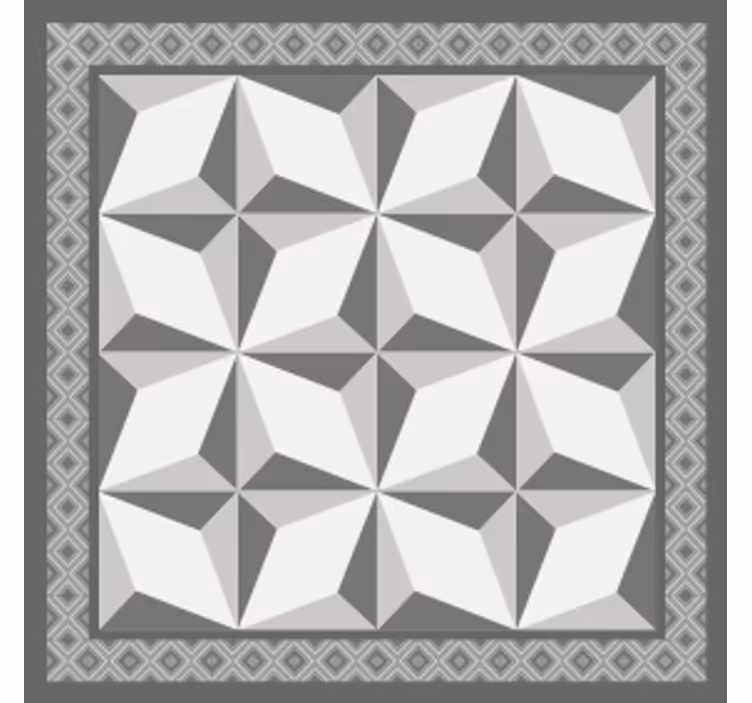 Sottobicchieri con motivi geometrici a strati - TenStickers