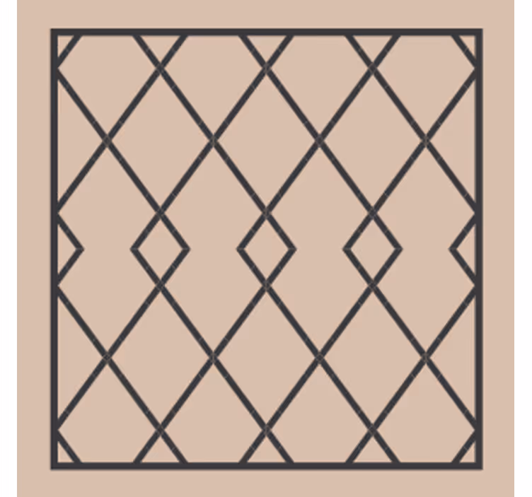 Sottobicchieri con motivi composizione geometrica - TenStickers