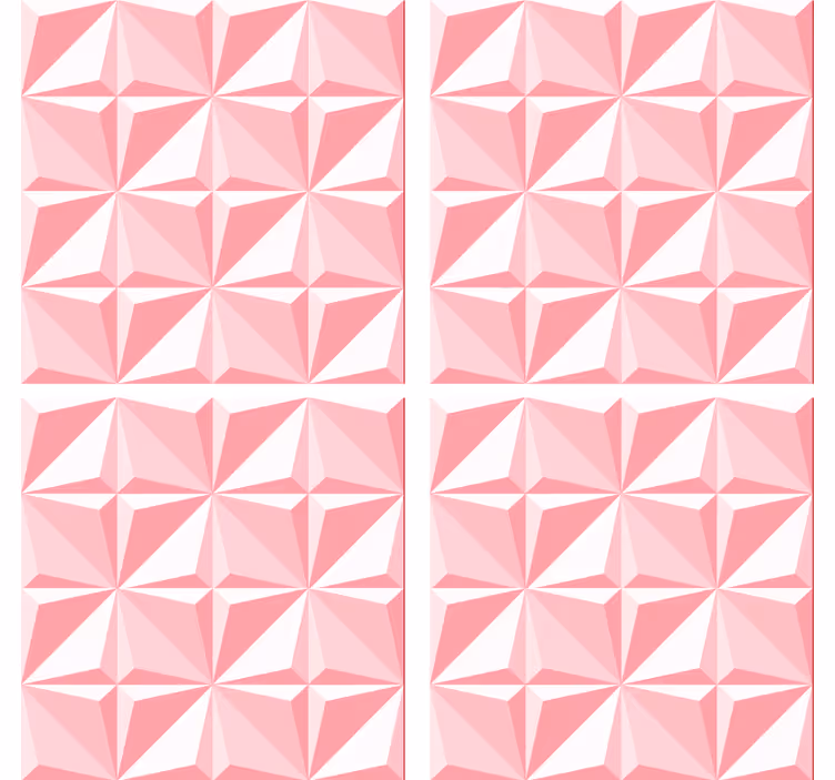Sottobicchieri con motivi geometrici testurizzati - TenStickers