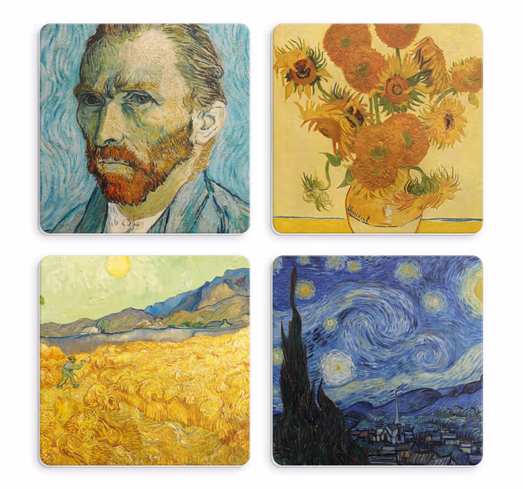 Altri sottobicchieri l'arte di van gogh - TenStickers