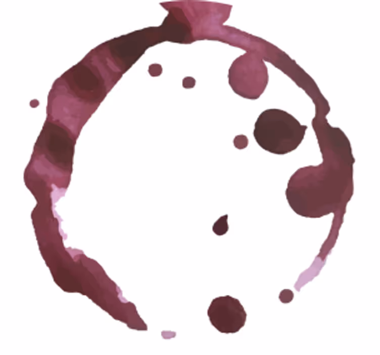 Altri sottobicchieri macchie di vino - TenStickers