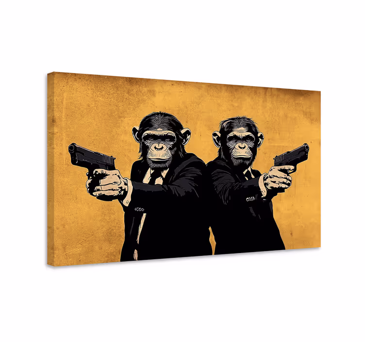 Arte dipinto pulp fiction - TenStickers