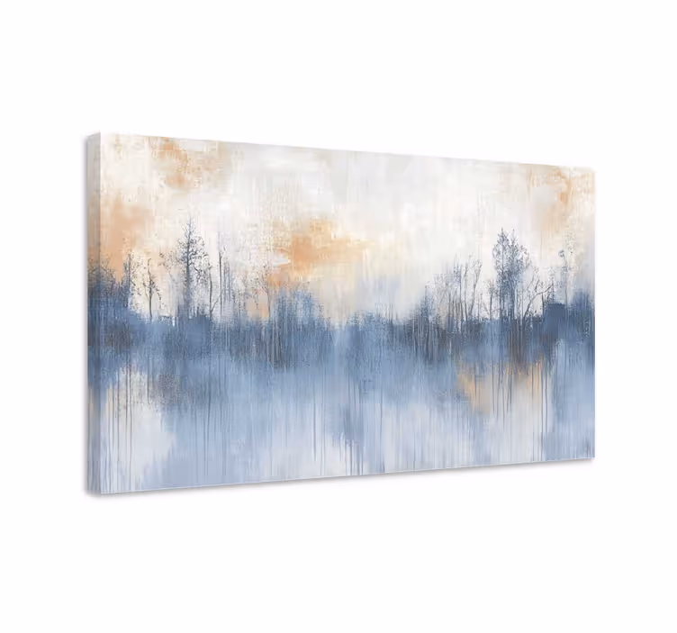 Dipinto di paesaggio foresta artistica - TenStickers