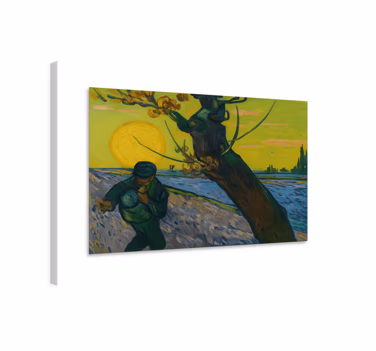 Arte dipinto il seminatore van gogh - TenStickers