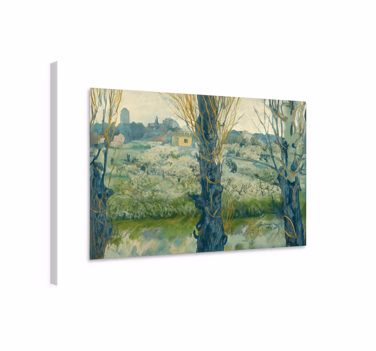 Arte dipinto vista di arles van gogh - TenStickers