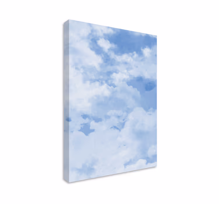 Quadro blu texture morbida cielo blu - TenStickers
