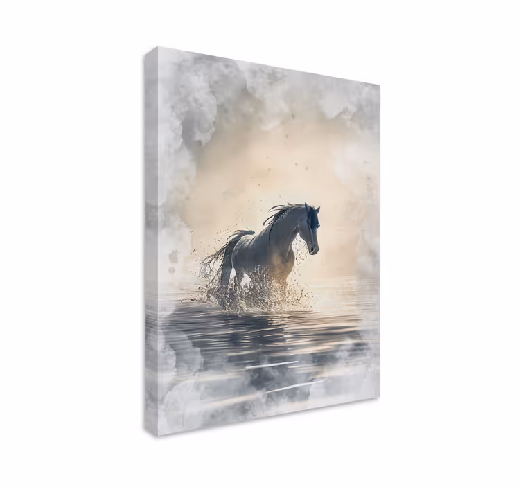 Dipinto con cavallo selvaggio - TenStickers