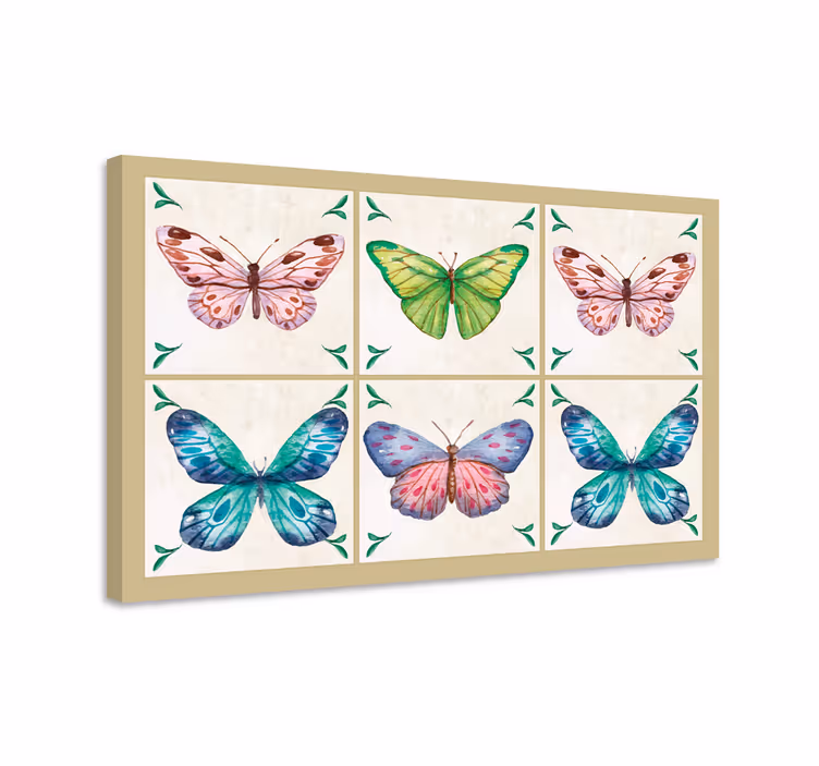 Dipinto con farfalle piastrelle farfalla - TenStickers