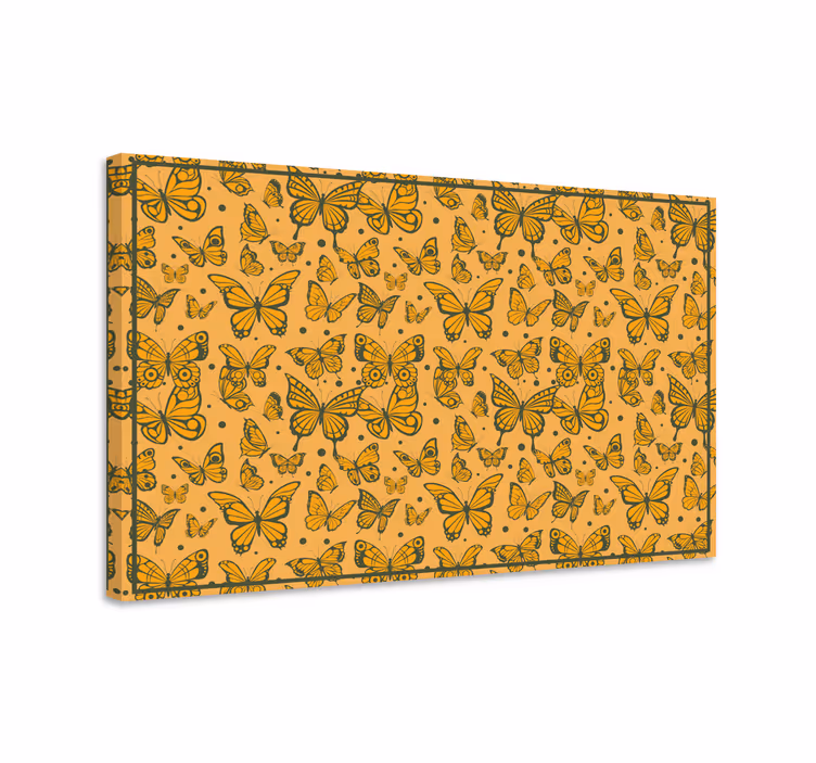 Dipinto con farfalle motivo farfalle alla moda - TenStickers