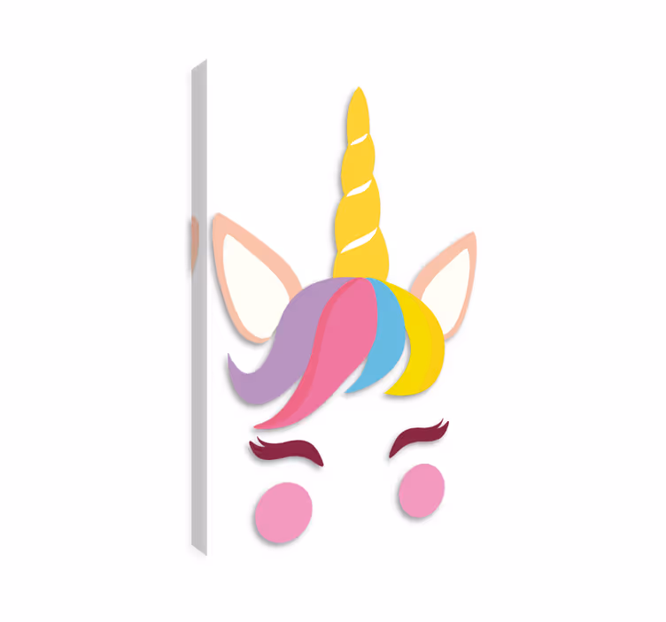 Dipinto unicorno set unicorno (iphone) - TenStickers