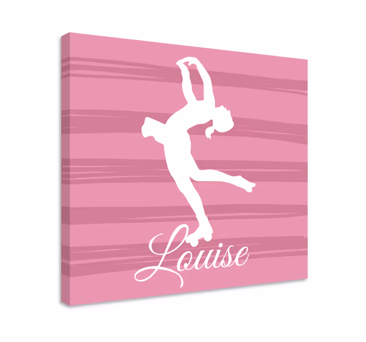Dipinto ballerina sagoma di danzatrice - TenStickers