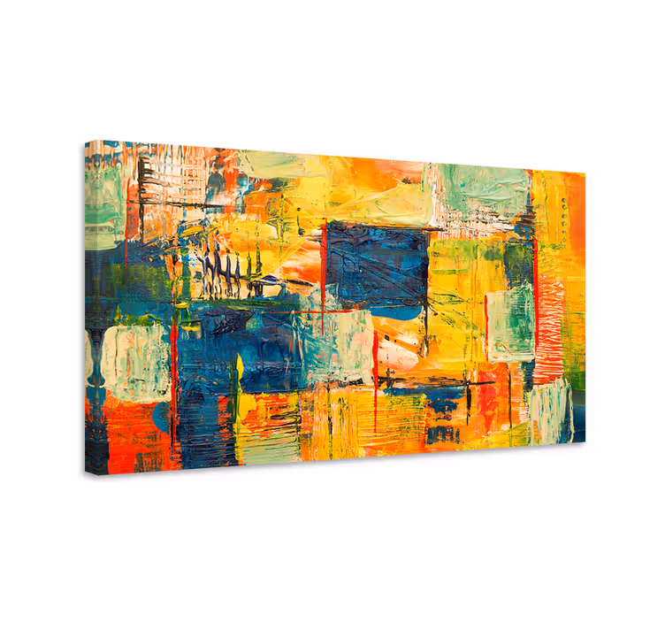 Quadro moderno con mosaico colorato - TenStickers