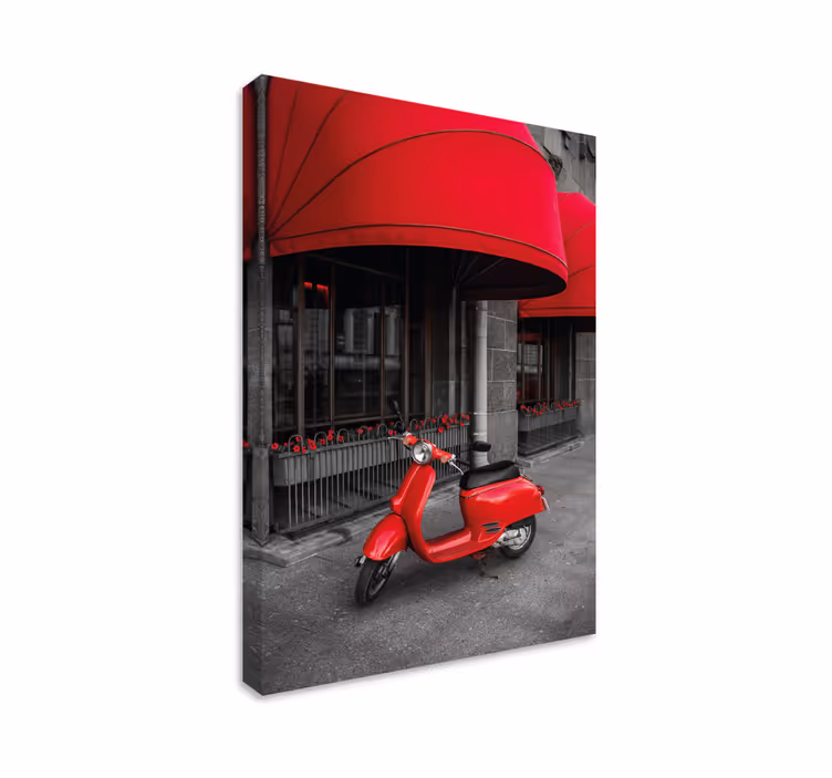 Altri quadri scooter a colori selettivi - TenStickers