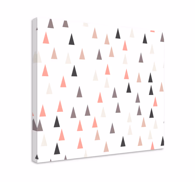 Quadro con triangoli colorati - TenStickers