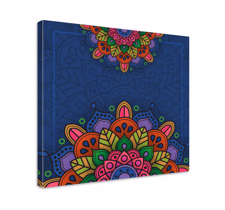 Dipinto mandala intricato motivo mandala - TenStickers