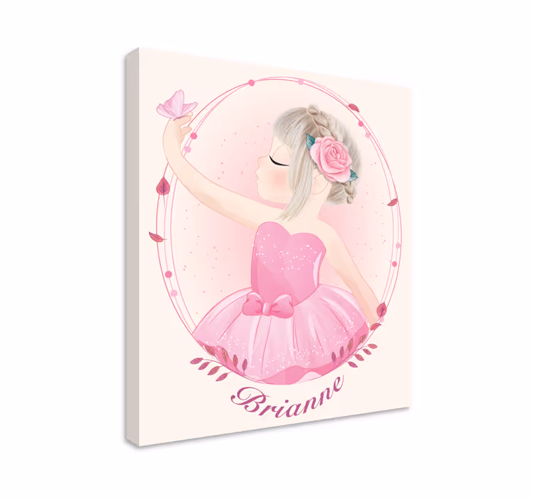 Cornice quadro per bambini ragazza ballerina danza - TenStickers