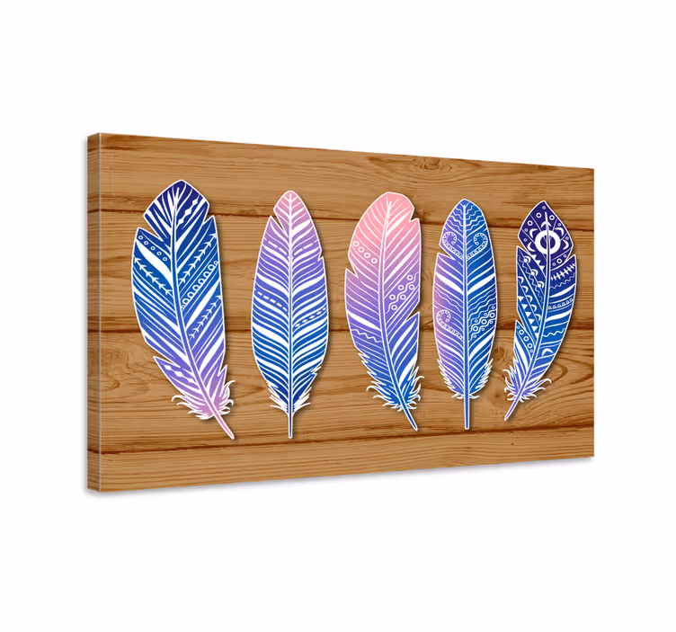 Dipinto di penna collezione blu stilizzata - TenStickers