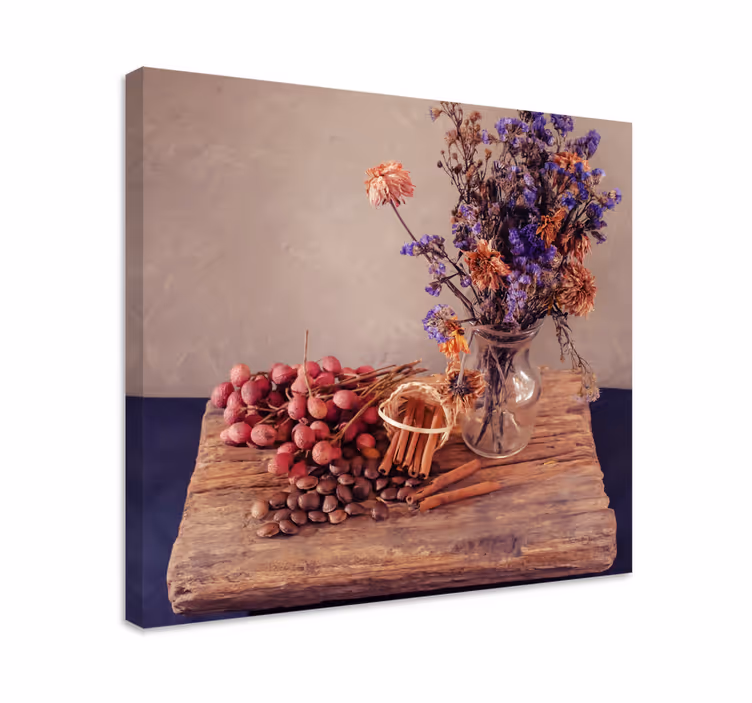 Quadro frutta e natura morta Vasi con fiori - TenStickers