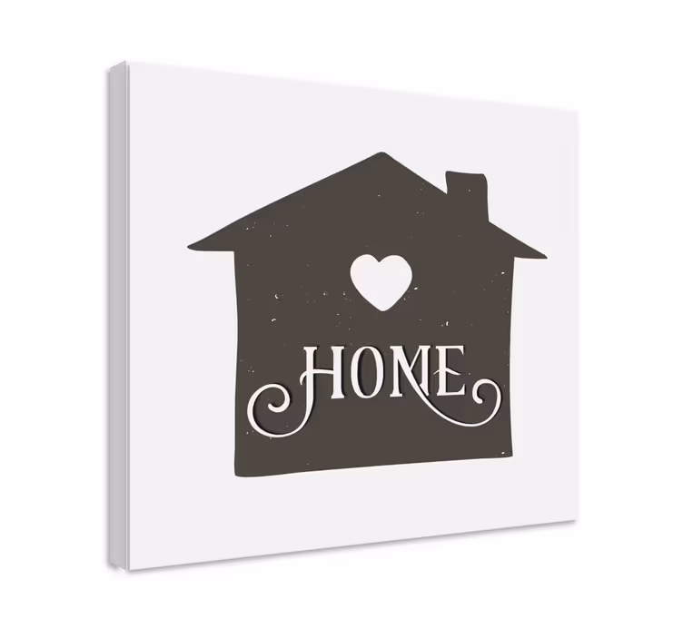 Dipinto con frase espressione sincera per la casa - TenStickers