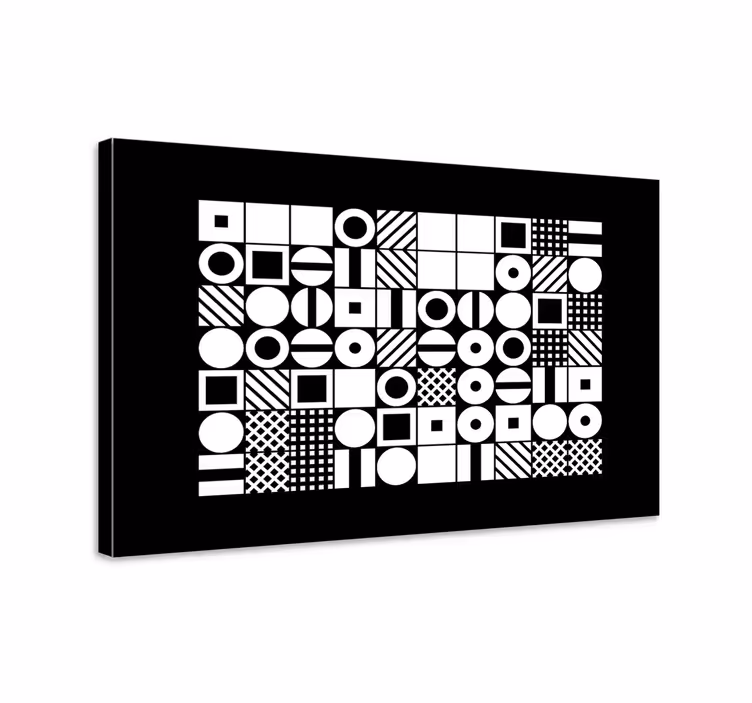 Dipinto geometrico modelli di forme astratte - TenStickers