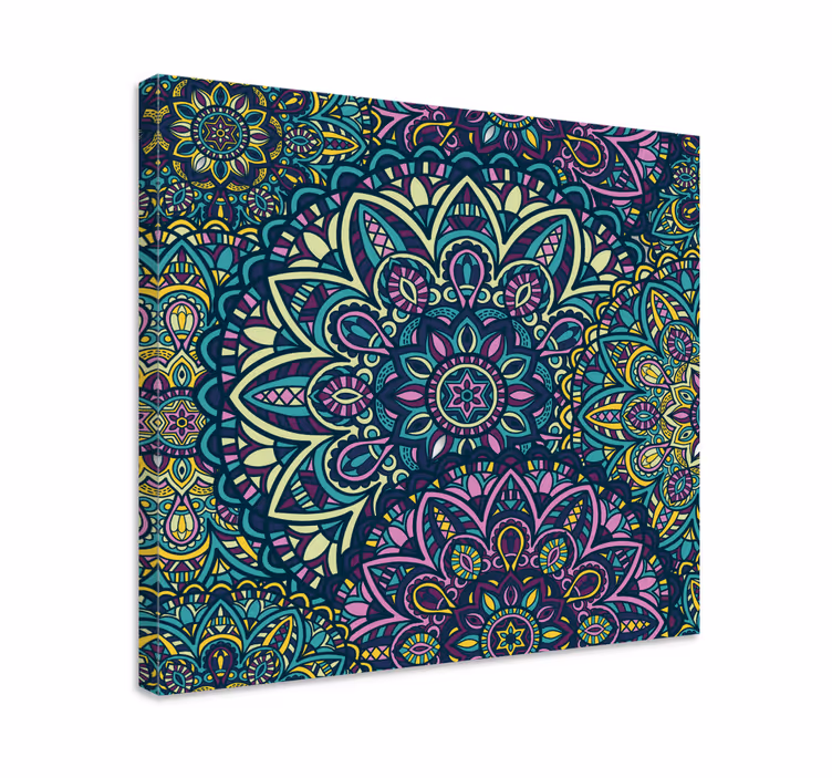 Dipinto mandala illustrazione mandala complessa - TenStickers