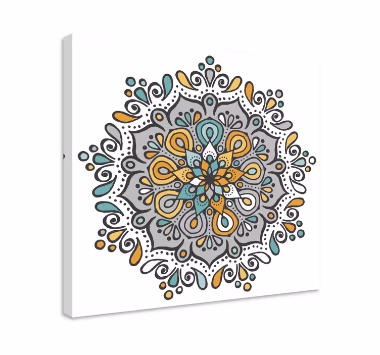 Dipinto mandala design mandala intricati - TenStickers