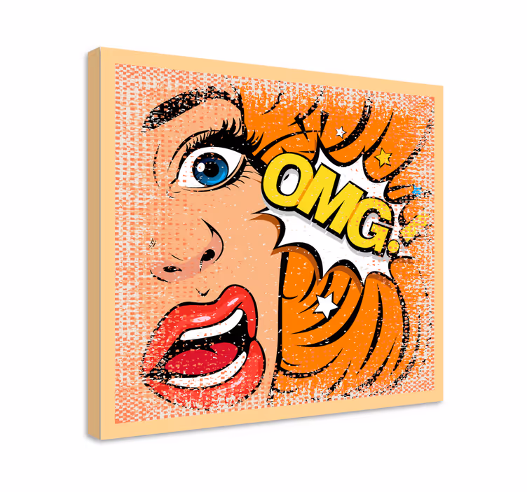 Dipinto vintage icona di reazione emotiva - TenStickers