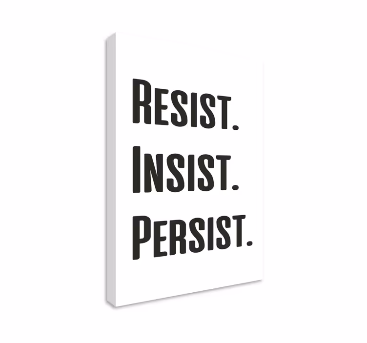 Dipinto con frase messaggio di empowerment - TenStickers
