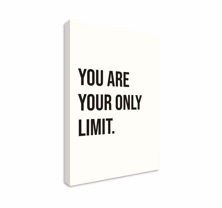 Quadro motivazionale con frase - TenStickers