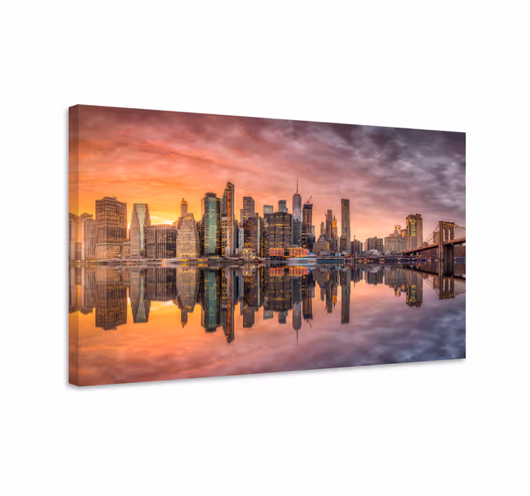 Quadro città e paesi Città di new york - TenStickers