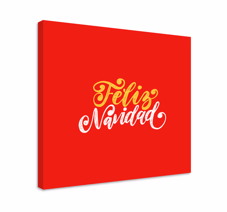 Dipinto con frase auguri di buon natale - TenStickers