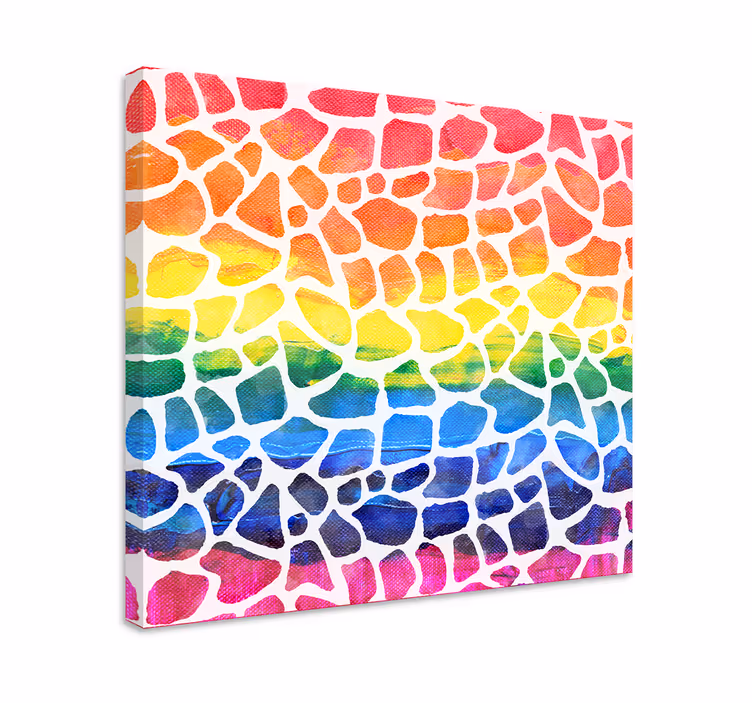 Dipinto con frutta e natura morta mosaico vibrante - TenStickers