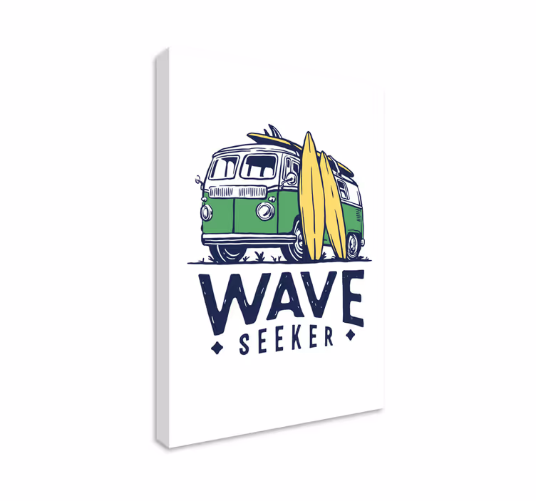 Quadro per ragazzi Camion del surfista - TenStickers