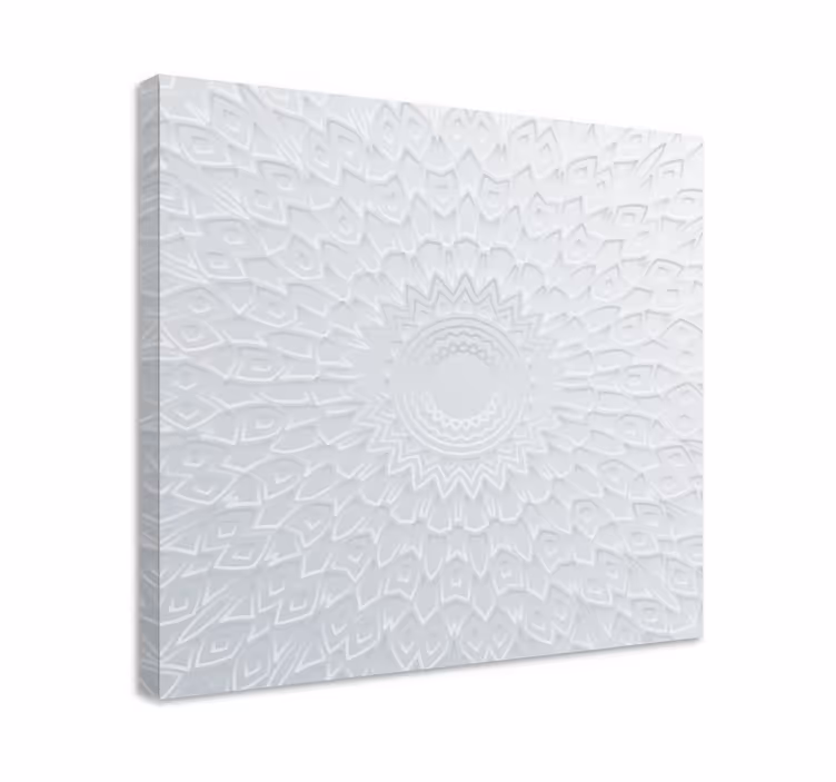Dipinto astratto motivo circolare intricato - TenStickers
