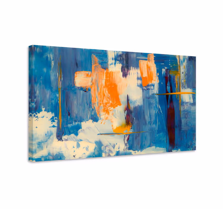 Quadro con schizzi stile astratto - TenStickers
